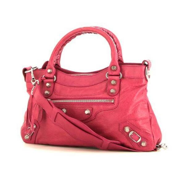 Authentic Balenciaga red city small Town bag +strap stunning 😍 condition! - Picture 1 of 9